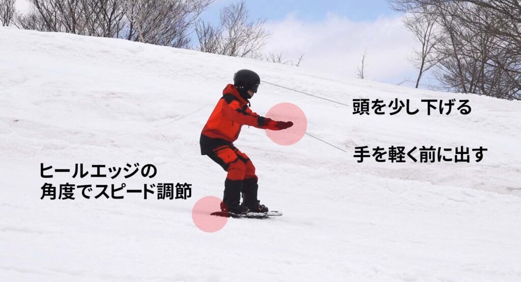 サイドスリップの姿勢とコツ