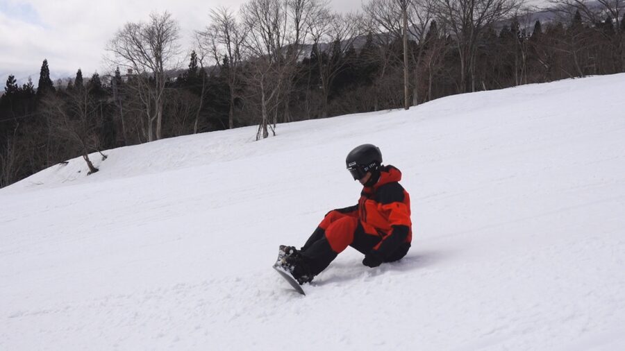 ヒールエッジ側では立ち上がりにくい