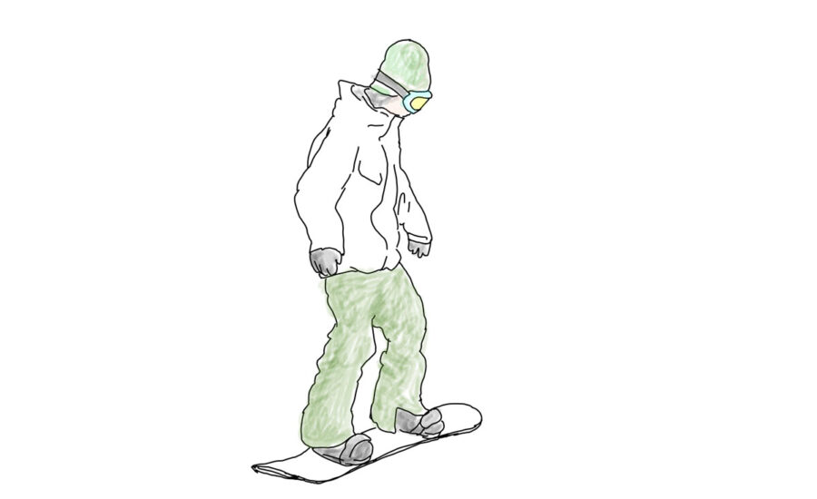 斜面に立つ（姿勢）