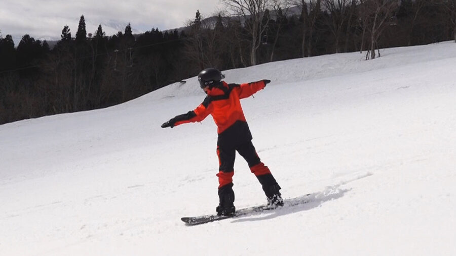 ノーズドロップ直後のフォーム