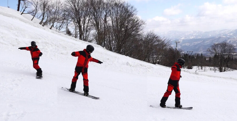 トゥエッジからのノーズドロップ