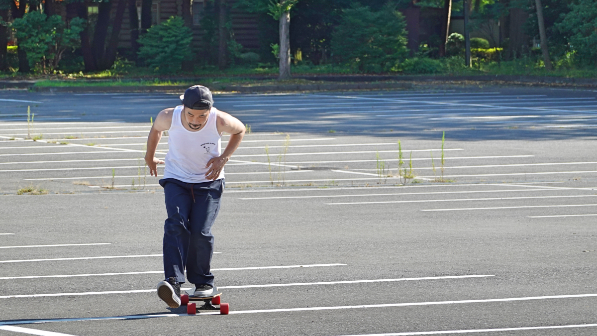 ロングスケートボード スノーボードオフトレ プッシュ