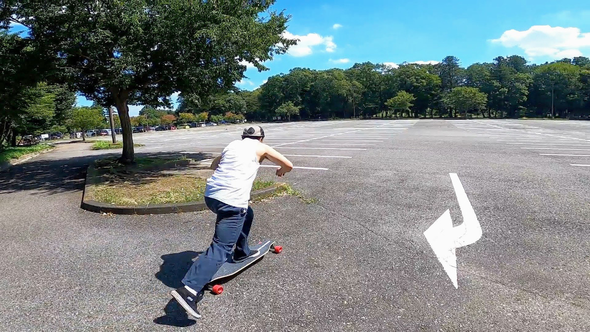 ロンスケハウツー プッシュをする藤沼到プロ