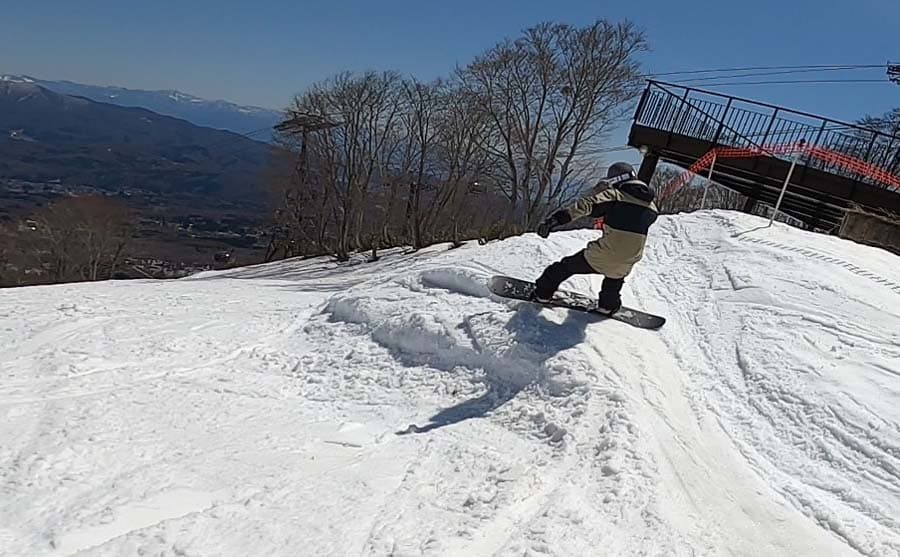 地形でジャンプする