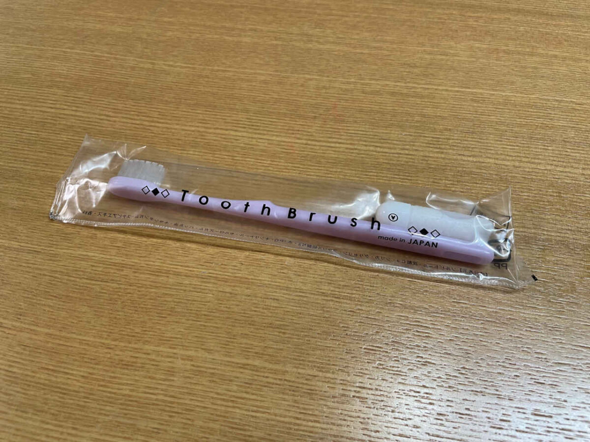 汚れを落とすための歯ブラシ