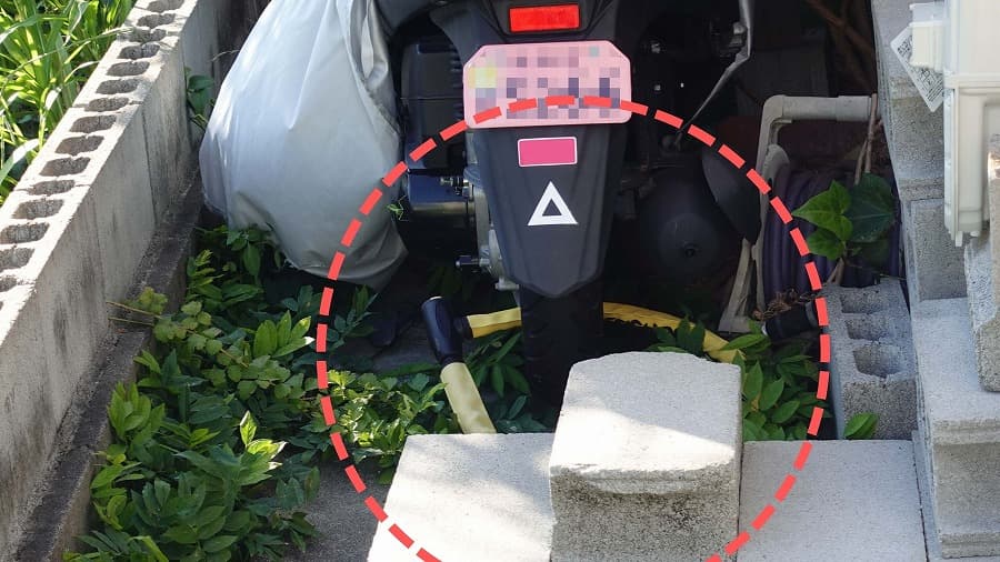 バイク用ワイヤーロック